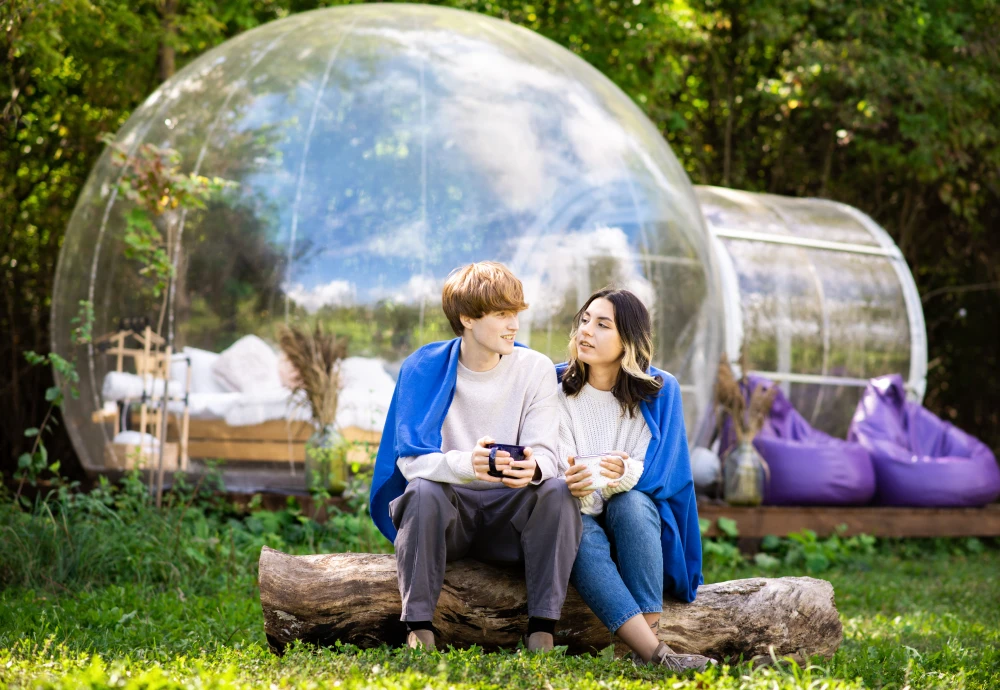 giant clear bubble tent